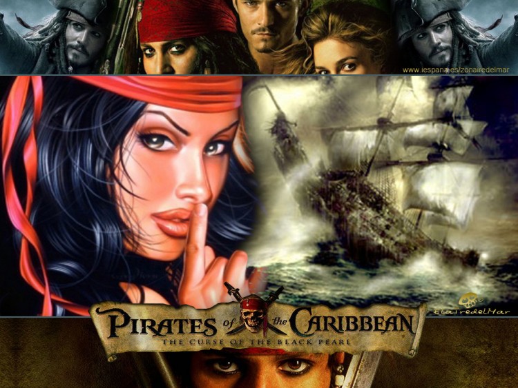 Wallpapers Movies Pirates of the Caribbean - The Curse Of The Black Pearl Piratas Del Caribe