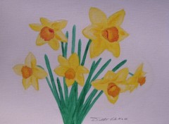 Fonds d'cran Art - Peinture Narcisos