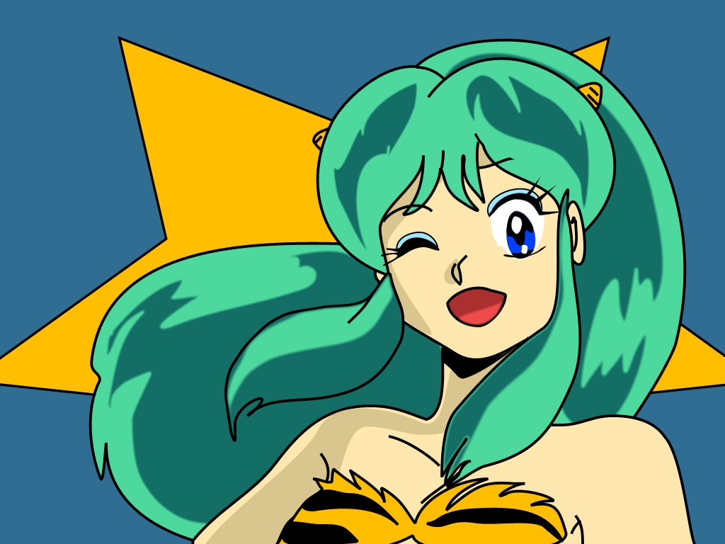 Fonds d'cran Manga Lamu - Urusei Yatsura 