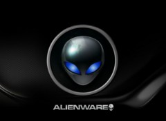 Wallpapers Computers Alienware blue avec titre