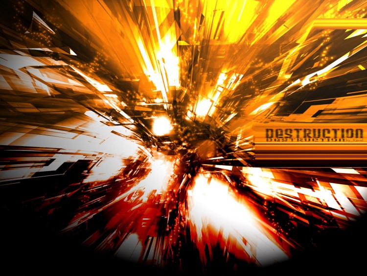 Wallpapers Digital Art Abstract Destruction