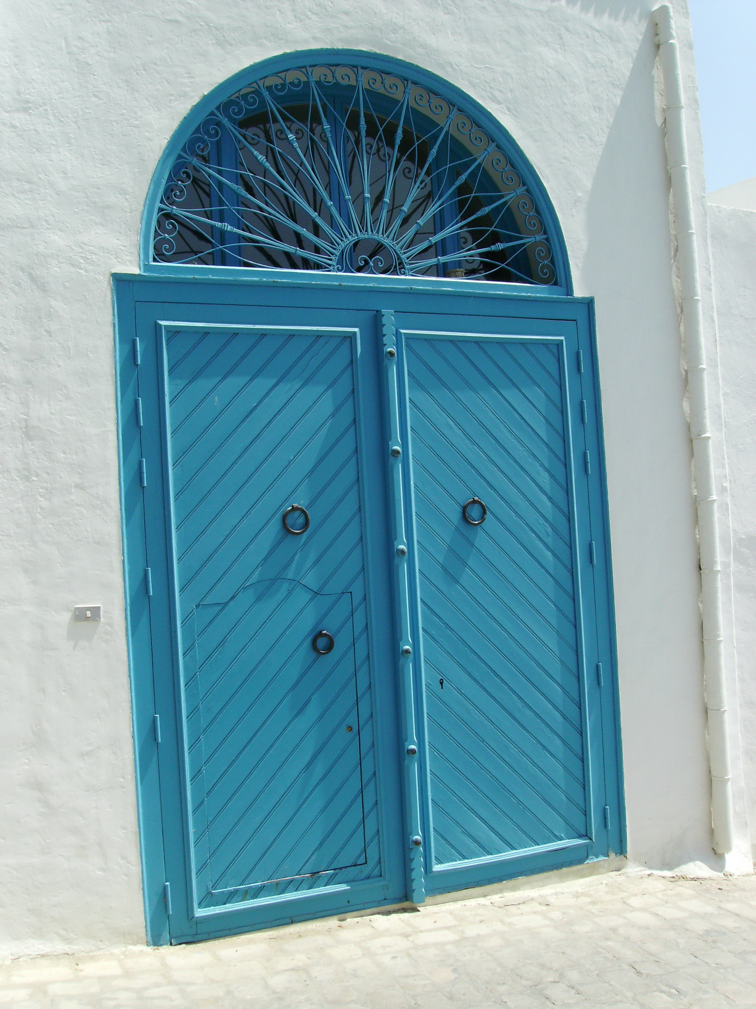 Fonds d'cran Voyages : Afrique Tunisie porte  sidi bou said