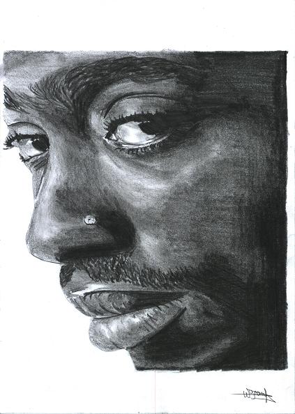 Fonds d'cran Art - Crayon Portraits 2 Pac