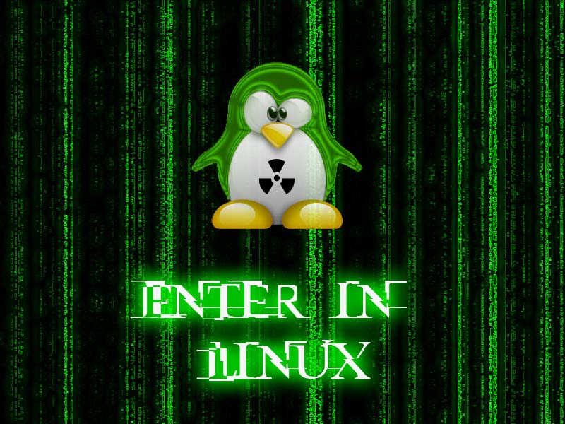 Fonds d'cran Informatique Linux Enter in linux