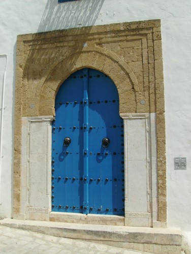 Wallpapers Trips : Africa Tunisia porte maison sidi bou said