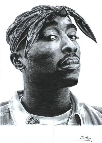 Fonds d'cran Art - Crayon Portraits 2 Pac