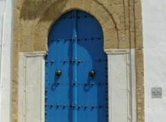 Fonds d'cran Voyages : Afrique porte maison sidi bou said