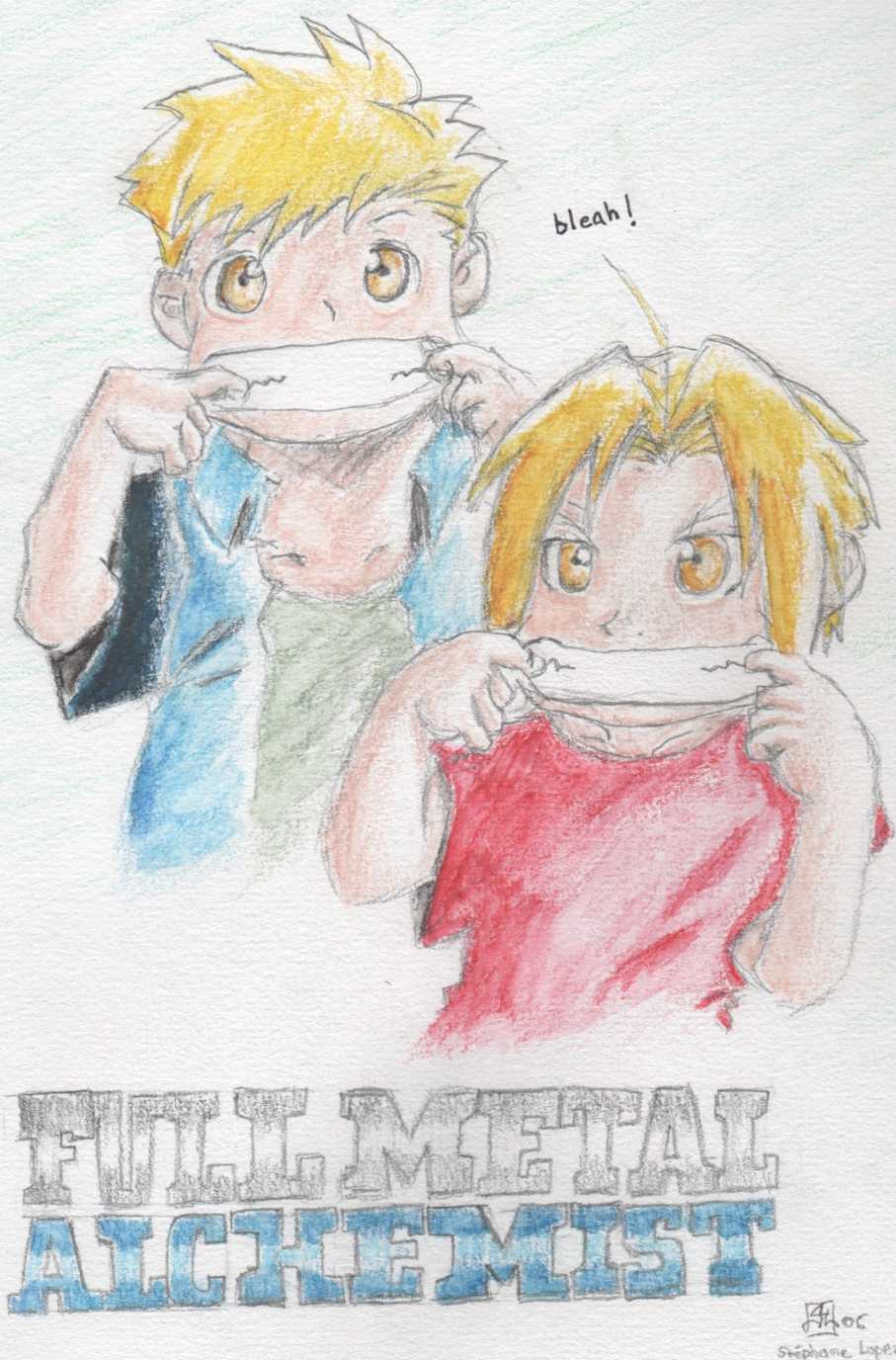 Fonds d'cran Art - Crayon Manga - Fullmetal Alchemist 