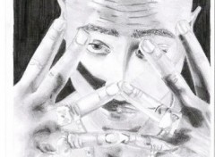 Fonds d'cran Art - Crayon 2 Pac