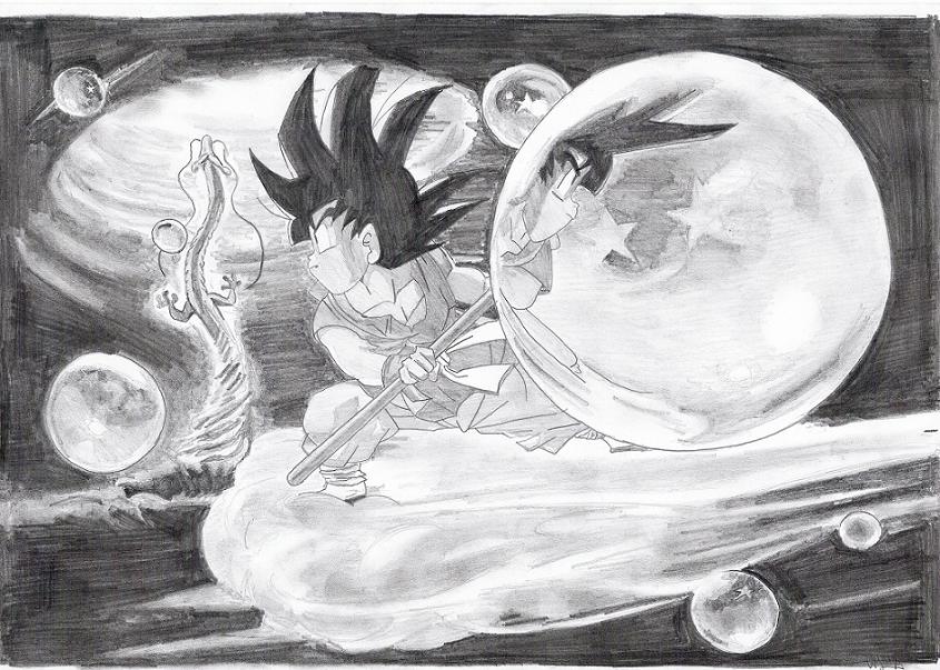 Wallpapers Art - Pencil Manga - Dragon Ball Z dragon ball