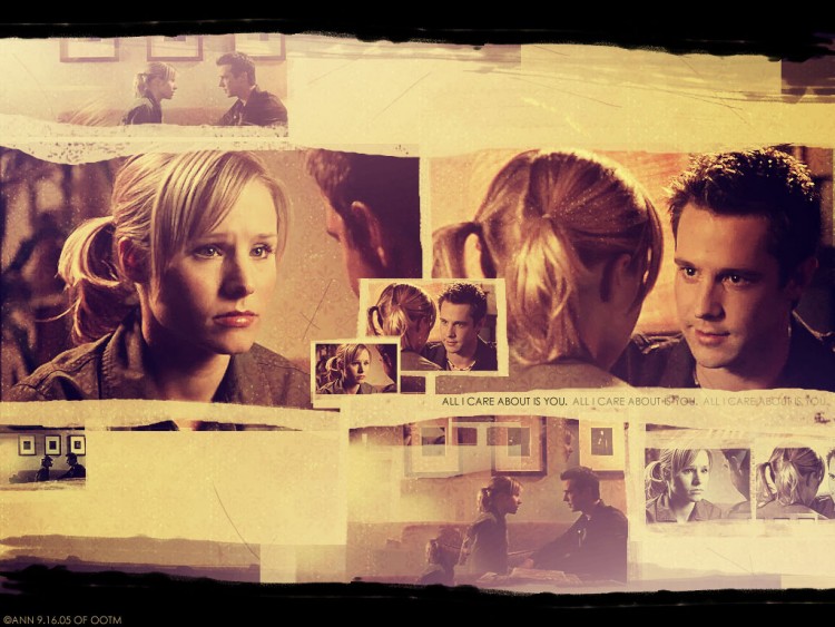 Wallpapers TV Soaps Veronica Mars logan & veronica