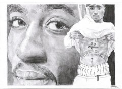 Fonds d'cran Art - Crayon 2 Pac