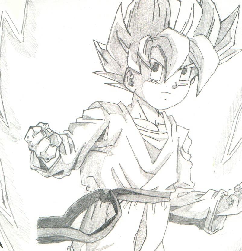 Wallpapers Art - Pencil Manga - Dragon Ball Z 