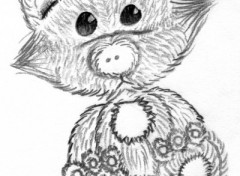 Wallpapers Art - Pencil Peluche Nounours