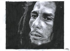 Wallpapers Art - Pencil Bob Marley