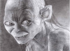 Fonds d'cran Art - Crayon gollum