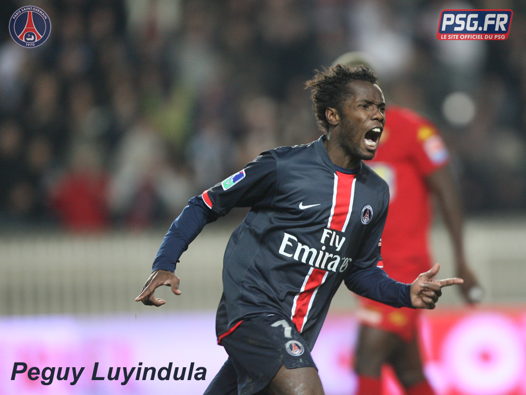 Wallpapers Sports - Leisures PSG Paris Saint Germain Luyindula