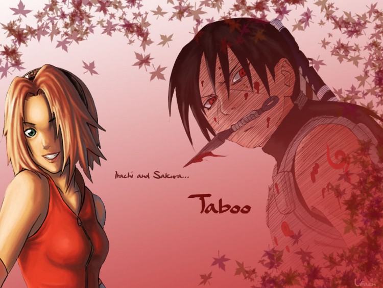 Fonds d'cran Manga Naruto itachi & sakura