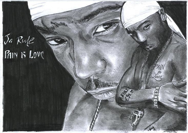 Wallpapers Art - Pencil Portraits Ja Rule