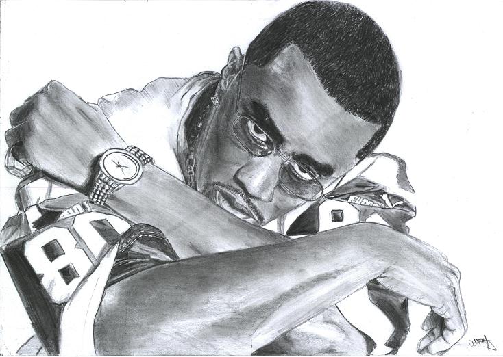 Fonds d'cran Art - Crayon Portraits Puff Daddy