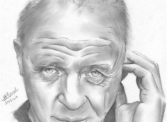 Wallpapers Art - Pencil Anthony Hopkins