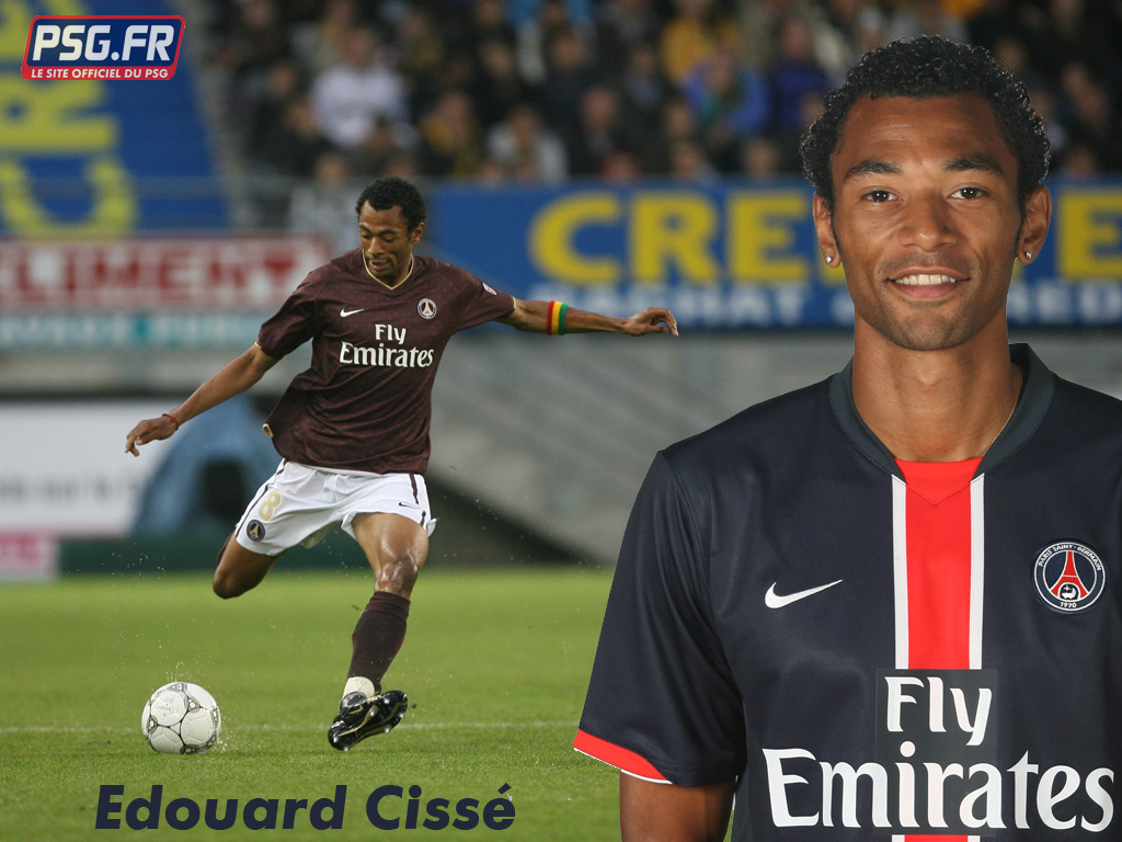 Fonds d'cran Sports - Loisirs PSG Paris Saint Germain Edouard Cisse