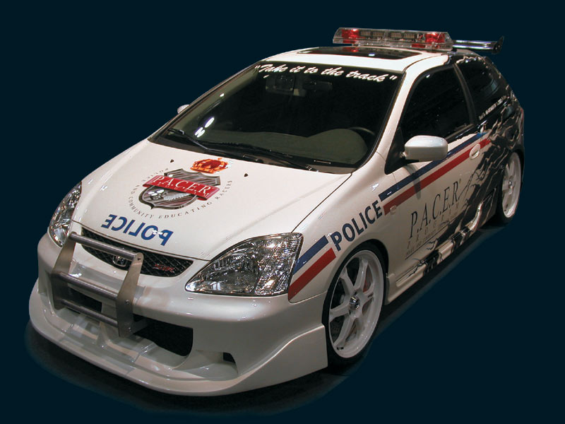 Fonds d'cran Voitures Honda police