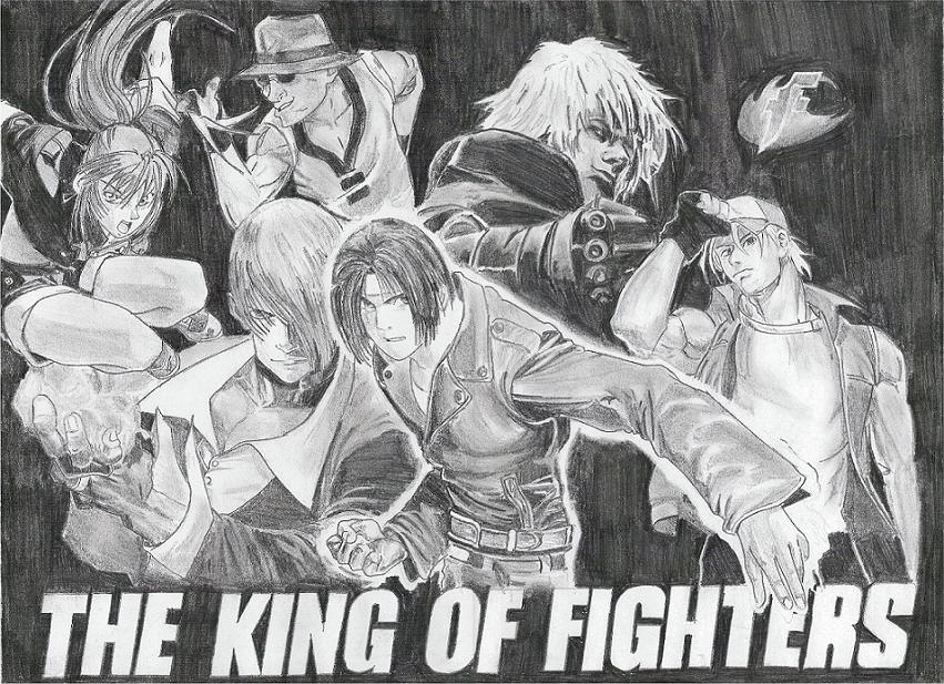 Fonds d'cran Art - Crayon Jeux Vido The King of Fighters