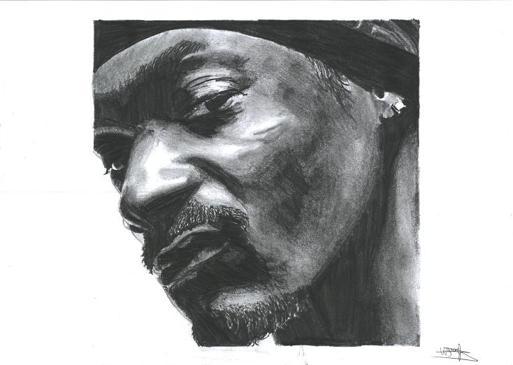 Fonds d'cran Art - Crayon Portraits Snoop Dogg