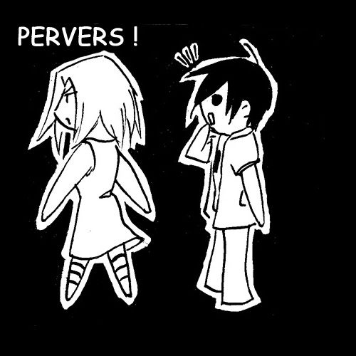 Wallpapers Art - Pencil Manga - Characters mumu et le pervers