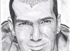 Fonds d'cran Art - Crayon Zinedine Zidane