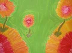 Wallpapers Art - Painting Jardin de fleurs