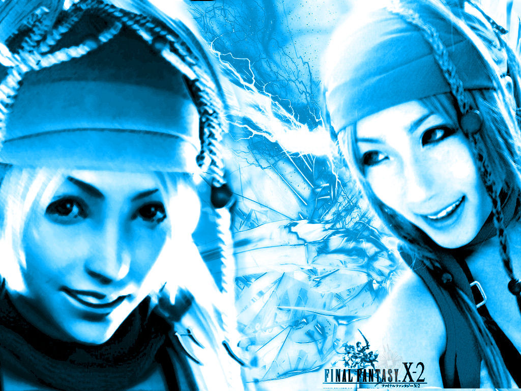 Fonds d'cran Jeux Vido Final Fantasy X-2 Rikku and Rikku's Cosplay