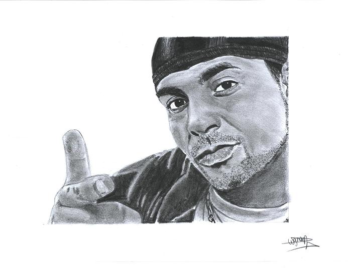 Fonds d'cran Art - Crayon Portraits Sean Paul