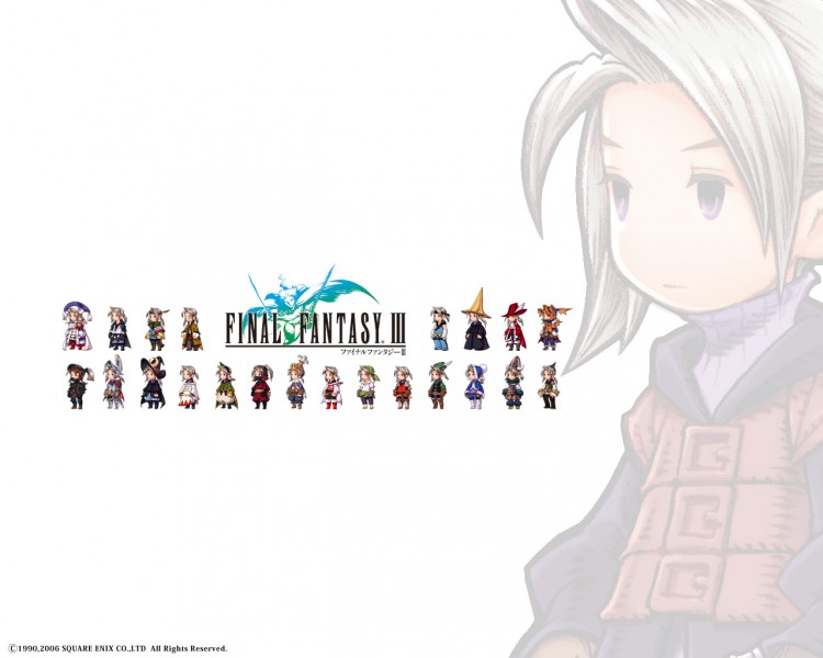 Fonds d'cran Jeux Vido Final Fantasy III Luneth