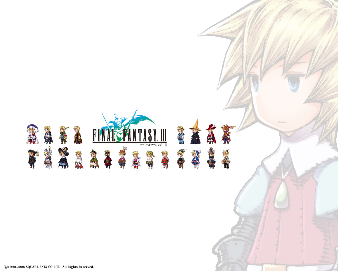 Wallpapers Video Games Final Fantasy III Ingus