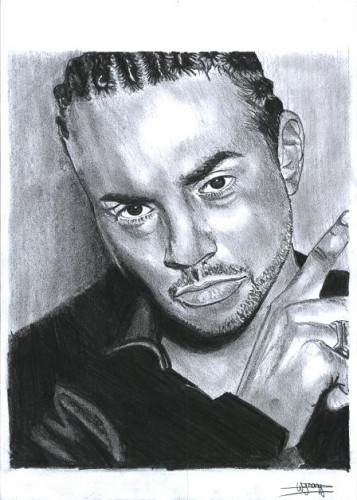 Wallpapers Art - Pencil Portraits Sean Paul