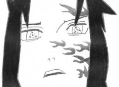 Fonds d'cran Art - Crayon sasuke