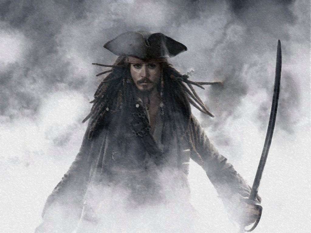 Wallpapers Movies Pirates of the Caribbean 3 - At World's End Jack Sparrow alone