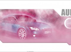 Fonds d'cran Voitures AUDI pink