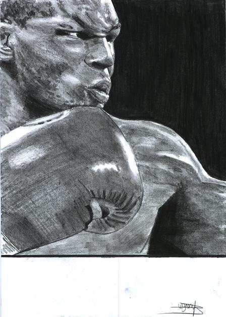 Fonds d'cran Art - Crayon Portraits Mike Tyson