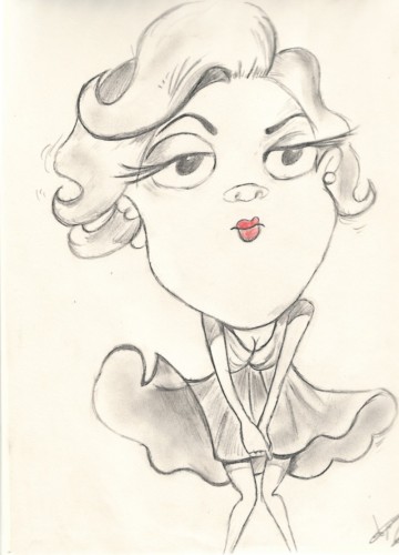 Fonds d'cran Art - Crayon Caricatures rosa