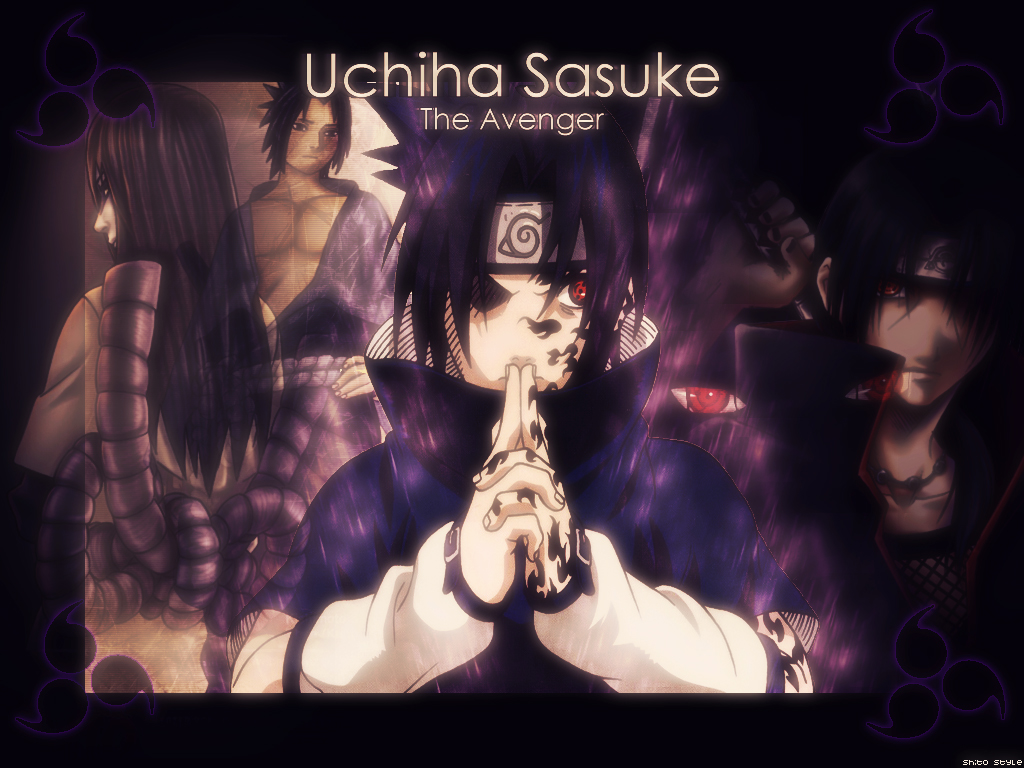 Fonds d'cran Manga Naruto Sasuke the Avenger