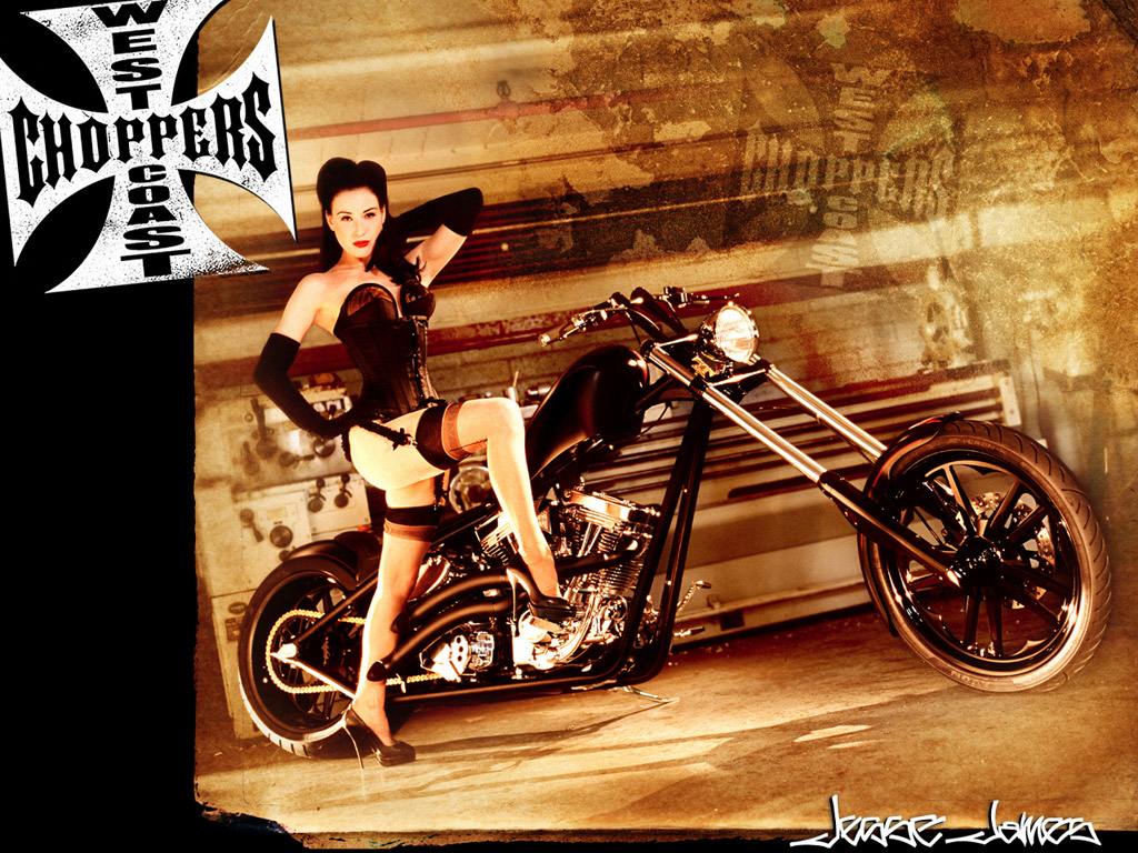 Wallpapers Motorbikes Girls and motorbikes 