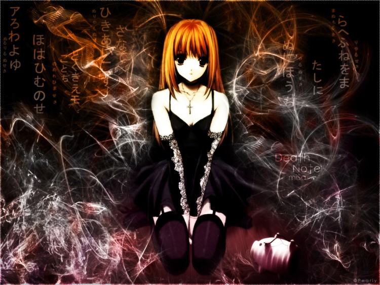 Fonds d'cran Manga Death Note Misa Wall