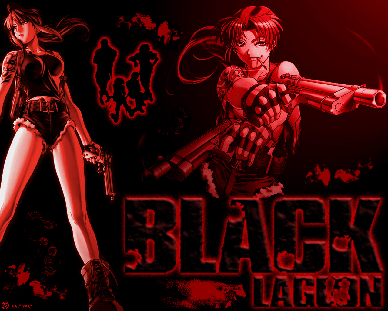 Fonds d'cran Manga Black Lagoon Levi la Rouge