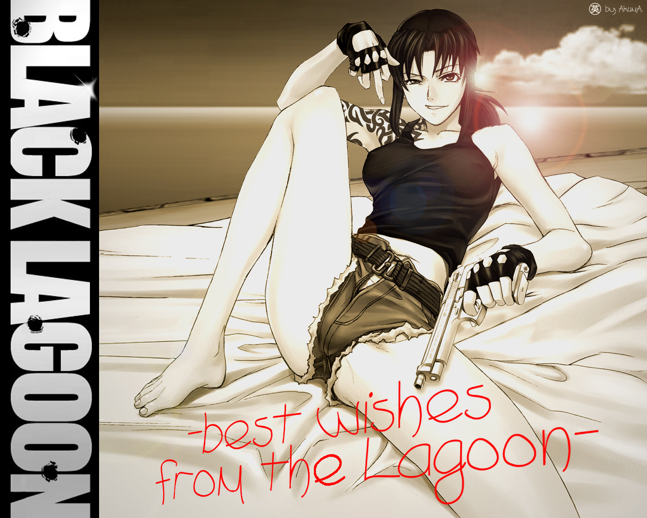 Wallpapers Manga Black Lagoon carte postale de l'ocan indien...