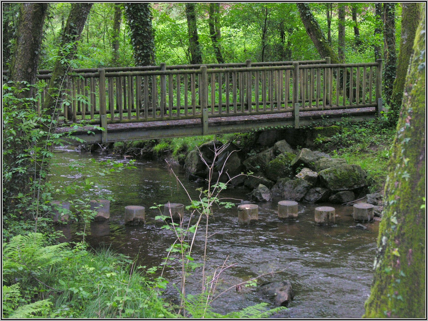 Wallpapers Constructions and architecture Bridges - Aqueduct Pont de bois