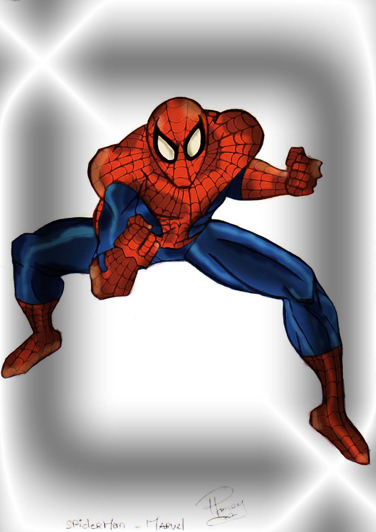 Fonds d'cran Art - Crayon BDs - Spiderman spidey