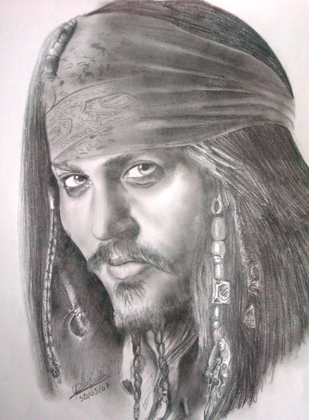 Wallpapers Art - Pencil Movies - TV Soaps Johnny Depp